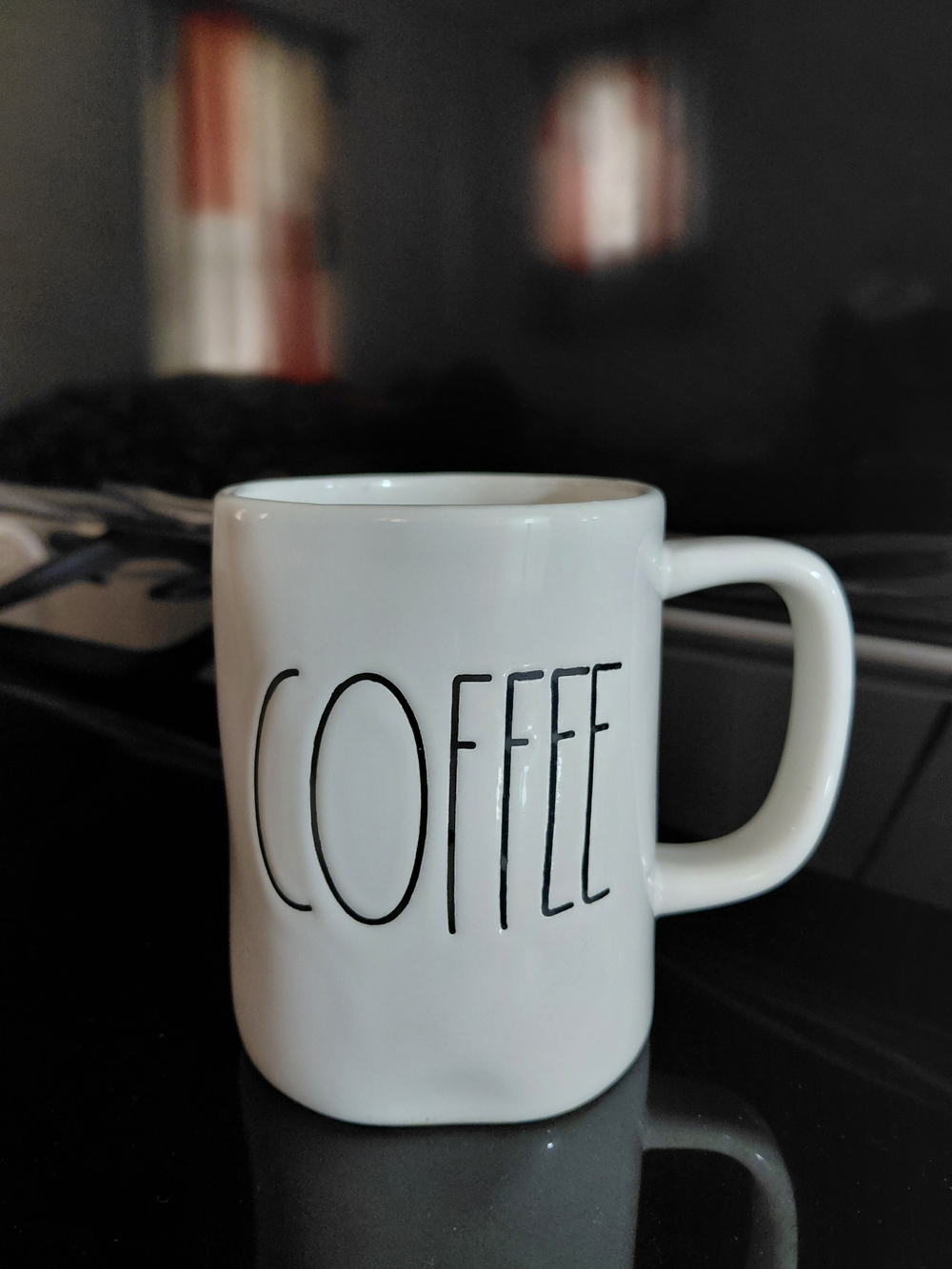 White COFFEE Ceramic Mug - Classic Home Dining